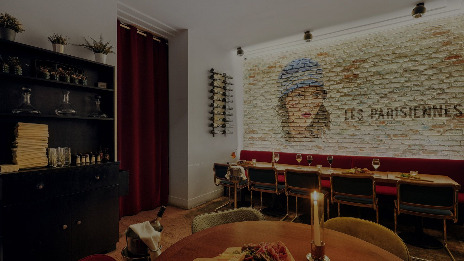 Salle du restaurant Les Parisiennes à Paris